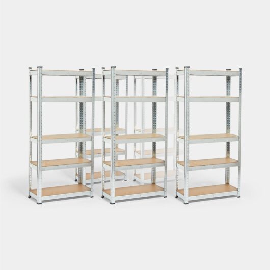 1.5m 5-tier Garage Shelving Units x 5