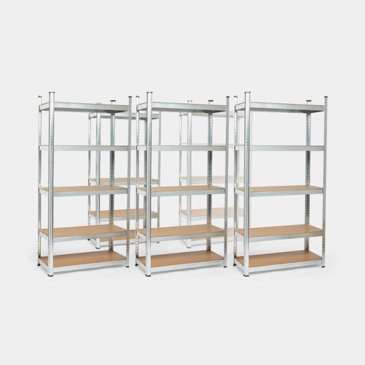 1.8m 5-tier Garage Shelving Units x 5