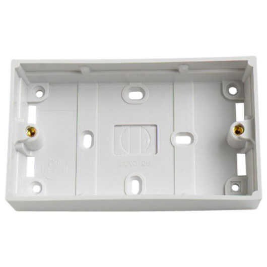 2-Gang Moulded Surface Box, 25mm