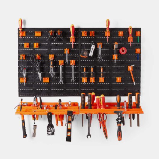 Pegboard Shelf Tool Organiser
