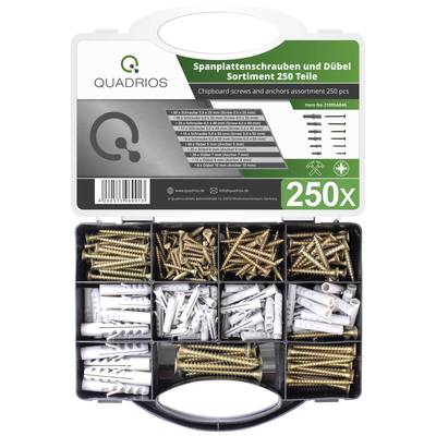 Quadrios 2109SA046 2109SA046 Spax screw set 250 pc(s)