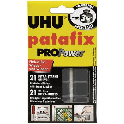 UHU Uhu 47905 Patafix PROPower Adhesive Pads White Content: 21 pc(s)