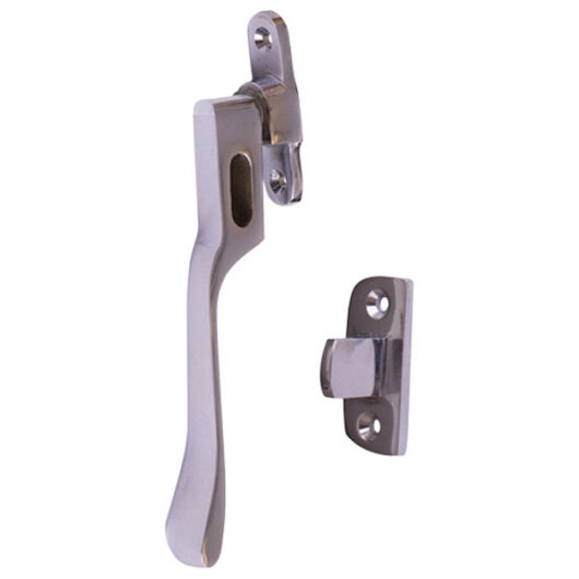 Victorian Wedge Style Casement Fastener, Chrome