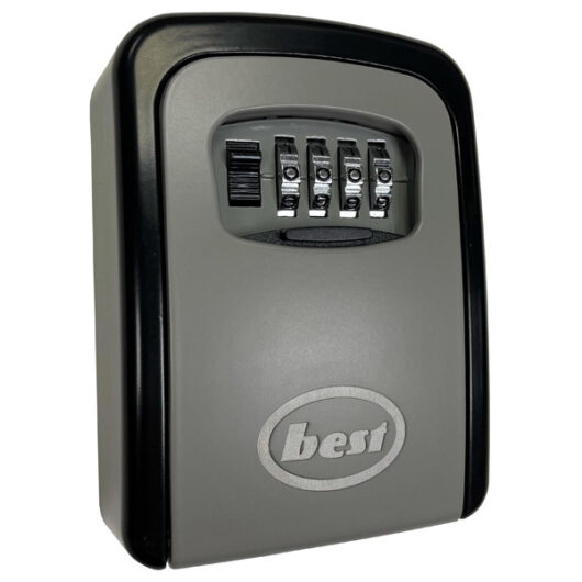 Wall Mounted 4-Digit Resettable Combination Key Safe, 120 x 90 x 40mm