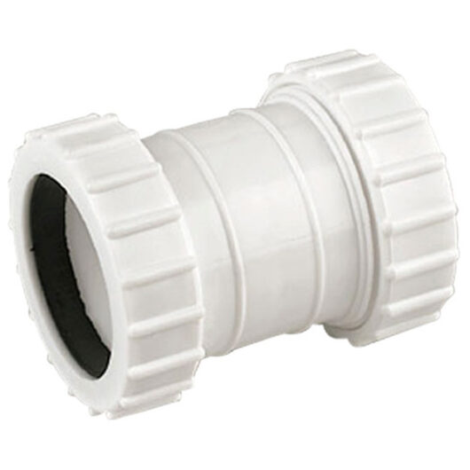 Waste Compression Fitting, Straight Connector 32mm