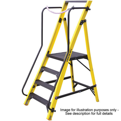 Werner Werner 8 Tread Megastep Large Platform GRP Steps