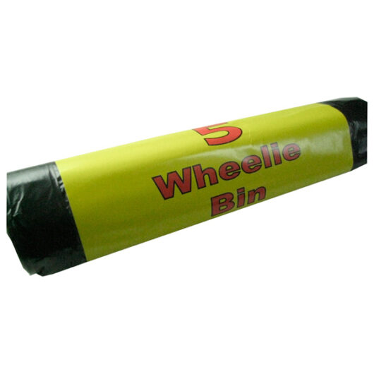 Wheelie Bin Liners, Black 235 x 135cm, 240L (approx.), 5 Pack