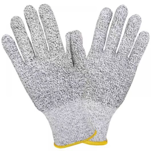 Linghhang - 24.5 cm, pair of anti-cut gloves, protection level 5, optimal protection for everyday cuts (cooking, gardening, diy)