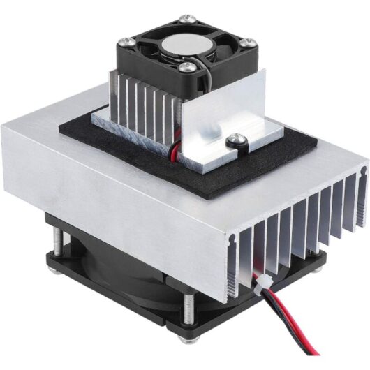 12V DIY Thermoelectric Peltier Refrigeration Cooling System Kit, Semiconductor Cooler Conduction Module, Air conditioner cooling system, micro air