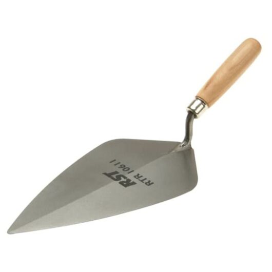 RST - r.s.t. London Pattern Brick Trowel Wooden Handle 11in 10611