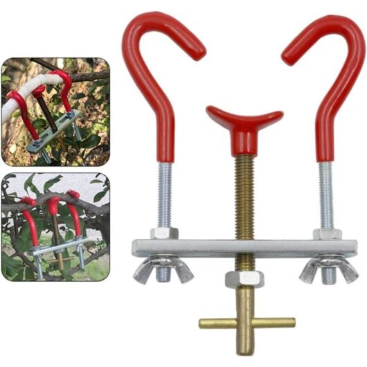 Tree Branch Trunk Bender, Hard and Wear-Resistant Carbon Steel DIY Tree Trunk Bender Tool Twig Trunk Adjustment for DIY Bonsai/Gardening/1 Item