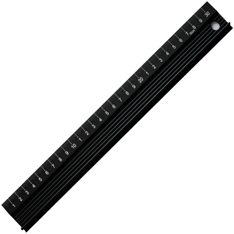 30cm Metal Ruler, Technical Drawing Kit, Geometry Tool, DIY Tool, Architect Ruler for Students, Woodworking, Artists