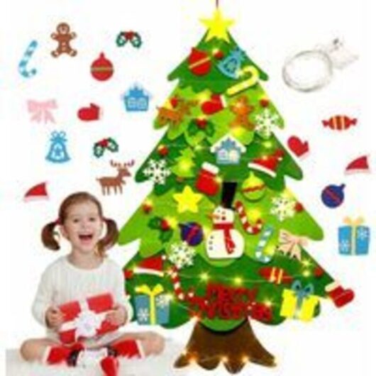 DIY felt Christmas kit for children