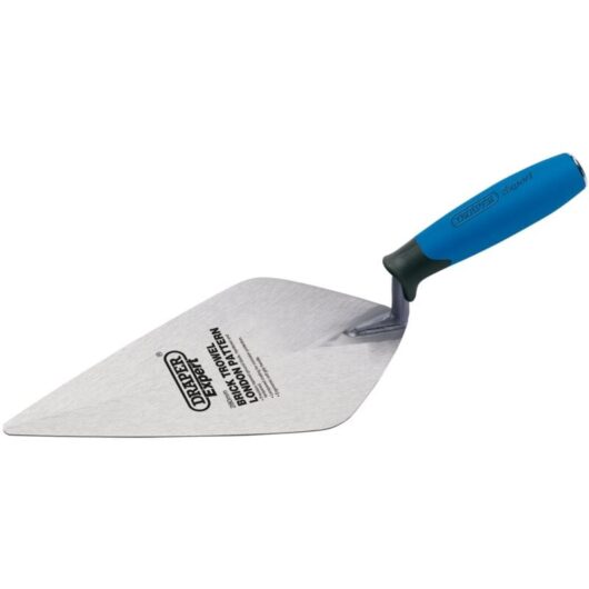 Draper - Soft Grip Stainless Steel London Pattern Brick Trowel (275mm) (82148)