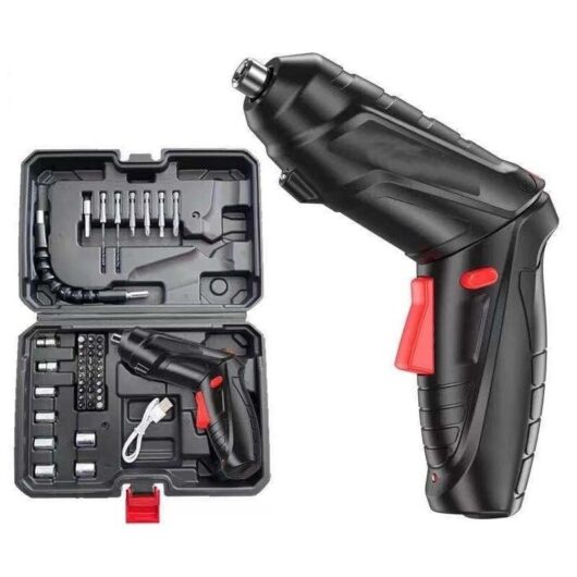 3.6V Mini Electric Screwdriver Set USB Rechargeable Lithium Battery Cordless Drill DIY Multifunctional Household Tools