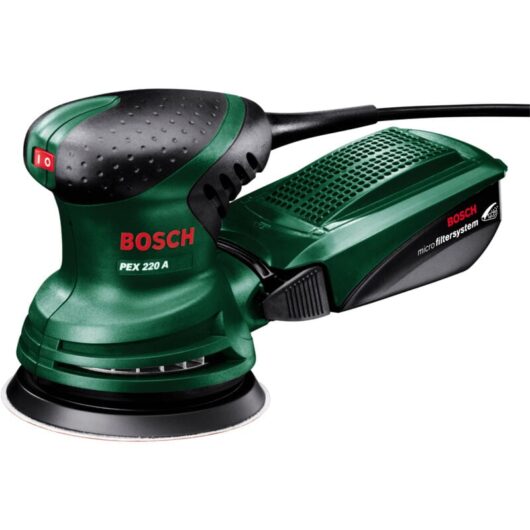 Bosch - diy pex 220 a 240v Orbital sander 125mm dia pad