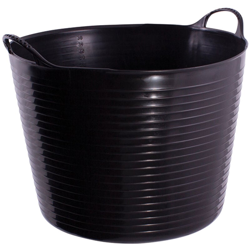 RED - Gorilla Gorilla Tub Large 38 Litre - Black