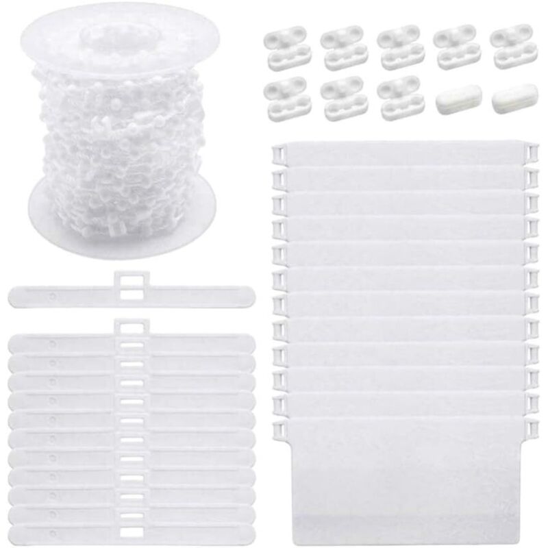 Vertical Blinds Accessories Roller Curtain Bead Rope Connector Clips DIY Roller Blind Fitting for Home Bedroom Kitchen