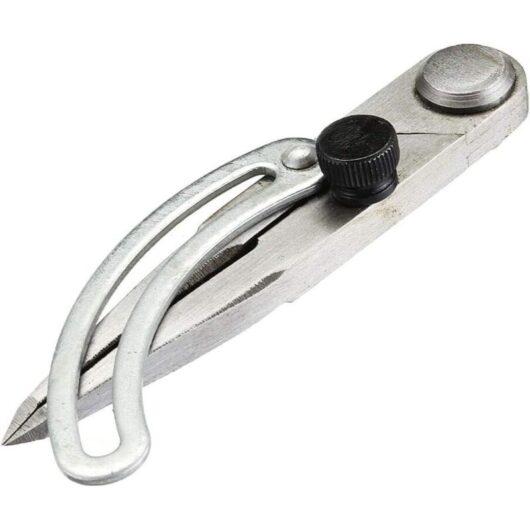 Woodworking Tools 100mm Distance Between Paint Gauge Compasses Cutting Edge Borge Cutter Line Press Leather Tool for diy Handyman, Construction