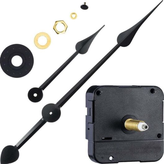 Set of battery-operated clock mechanisms - DIY replacement parts