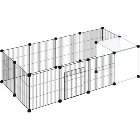 Skylos Pet Pen 14 Panel Puppy Rabbit Kitten Playpen Indoor Enclosure Run Cage