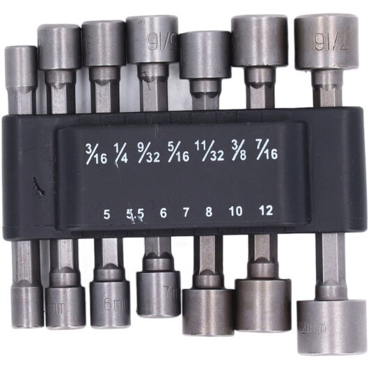 14pcset Perfection Nuts Drilling Driver Bit Simple Installation Simple for Electronic Screwdrivers DIY Tool Stahl 40cr 1/4in.