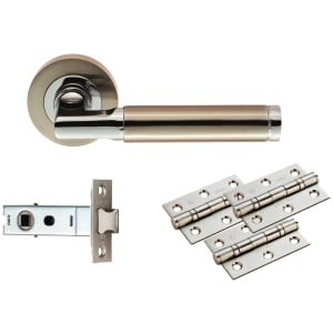 Belas Polished Chrome Ultimate Door Latch Kit