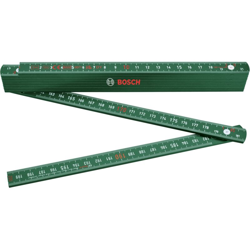 Bosch Hand Tools Folding Ruler 2 m 1600A02ET4