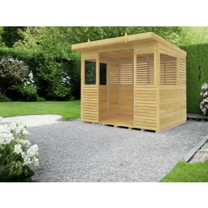 DIY Sheds Timber BBQ/Outdoor Kitchen 8 x 6ft