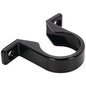FloPlast WP34B Black Push-Fit Waste Pipe Clips 32mm - Pack of 3