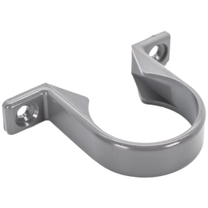FloPlast WS35G Grey Solvent Weld Waste Pipe Clips 40mm - Pack of 3