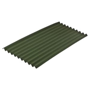 Onduline Classic Green Bitumen Corrugated Roof Sheet - 950 x 2000 x 3mm