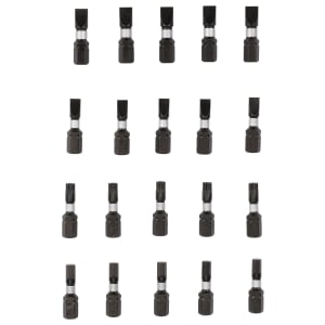 Wickes 20 Piece Mixed Impact Screwdriver Bit Set - 25mm