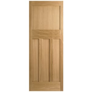 Wickes Abingdon DX30 Style Oak Veneer Internal Door - 838 x 1981mm