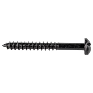 Wickes Black Japanned Wood Screws - 5 x 50mm - Pack of 25