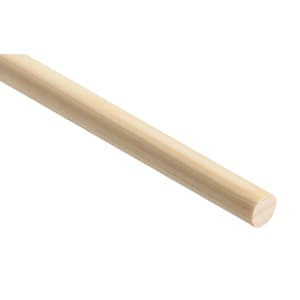 Wickes Pine Dowel Moulding - 6 x 6 x 900mm