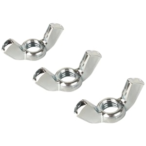 Wickes Steel Wing Nuts - M6 - Pack of 10