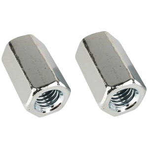 Wickes ZP Studding Connector Nut - M10- Pack of 10