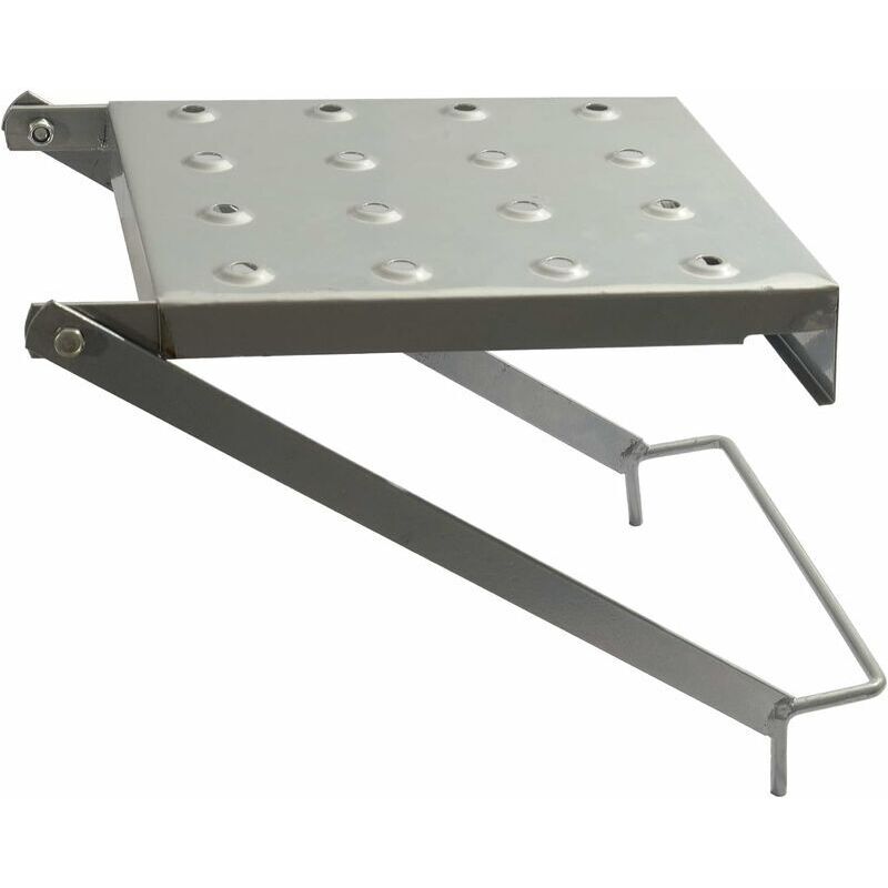 1 Work Platform, for Ladder with Straight Rails, DIY Tool Shelf, Load Capacity 181 kg, Ideal for Painting and Interior Repairs
