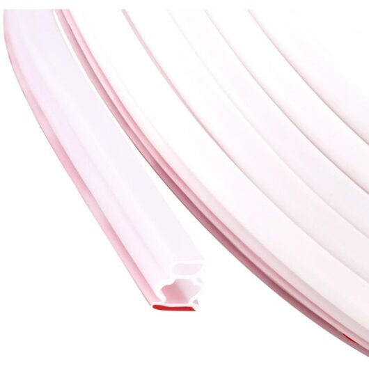 10mm x 10mm Self-Adhesive Door Window Sealing Strip Rubber Weatherstrip/Anti-Collision/Anti-Noise/Waterproof/Dustproof 6m