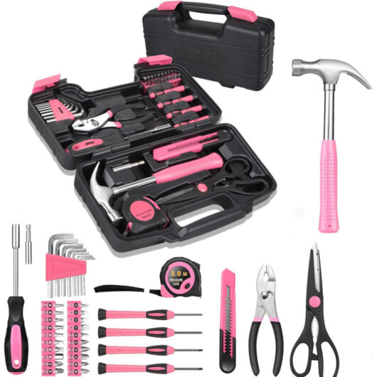 39-Piece Multifunctional Tool Kit with Storage Box - DIY Set for Home, Garage, Office, and Room
