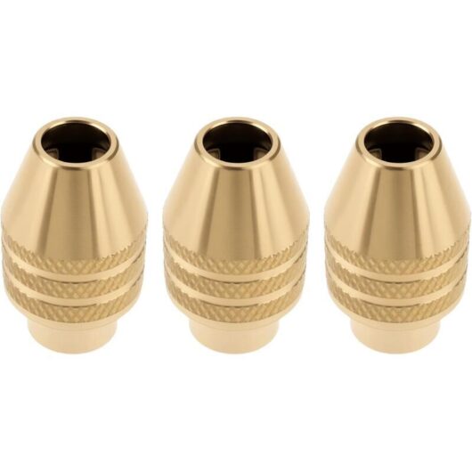 3x Keyless Chuck Compatible with D-remel 4486 225 1/32 Inch to 1/8 Inch Flexible Shaft Drill Chuck M8 X 0.75 mm