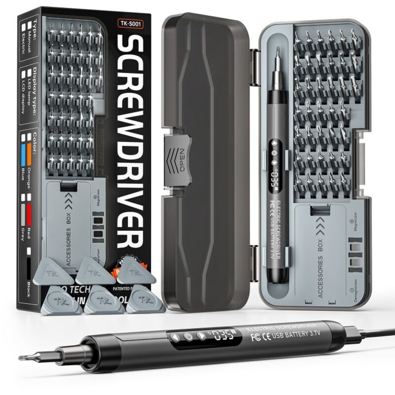 47-in-1 Multifunction Electric Screwdriver - Mini Drill With Complete Kit for Repairs and DIY