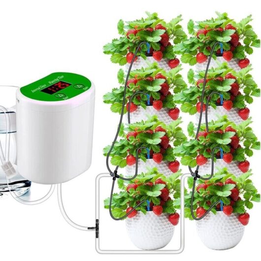 Automatic drip irrigation kit, Automatic irrigation system for indoor plants, USB charging DIY irrigation kit, Automatic watering system, Drip system