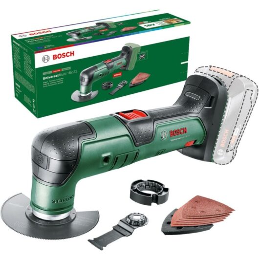 Bosch Cordless 18v Starlock Multi Tool Multifunction UniversalMulti 18V-32 + ACC