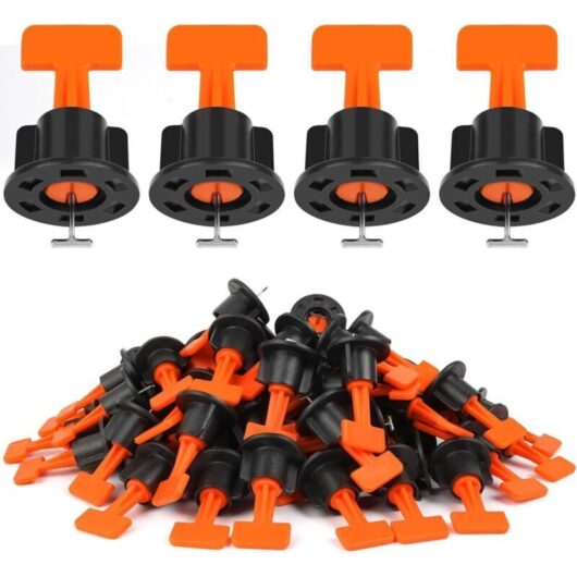 Flintronic Tile Leveler, 80 Pieces Tile Leveling Leveler, Tile Leveling Tool with 2 Special Wrenches, Tile Laying Aids for DIY and Professional Use