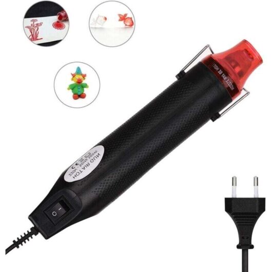 Odipie - never used] Mini Heat Gun, Portable Hot Air Gun, Mini Heat Gun, 300W Electric diy Embossing Tool for diy and Embossing in Shrink Wrap or