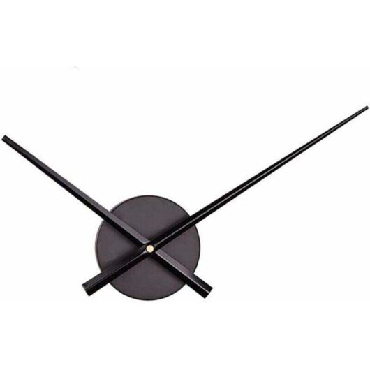 Odipie - never used] diy Clock Hands Needles Wall Clocks 3D Quartz Clock Mechanism Accessories (Black Without Battery)