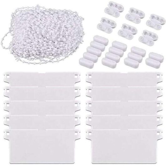 Vertical Blinds Accessories Roller Shutter Curtain Connector Clips Bead Rope diy Craft Roller Blind Fitting Replacement for Home Store