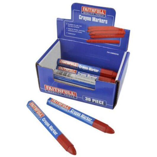 Faithfull - Crayon Marker Red (cdu of 30)
